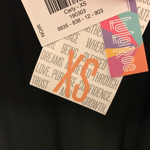LulaRoe XS Black Carly! New with tags! - Picture 4 of 4